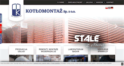 Desktop Screenshot of kotlomontaz.pl