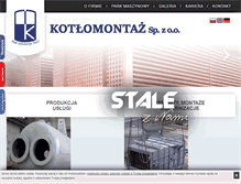 Tablet Screenshot of kotlomontaz.pl